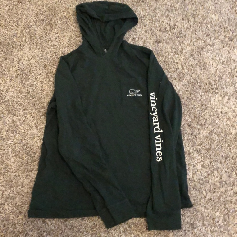 Boys hooded long sleeve tee
